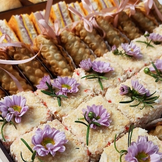 عکس  سینی فینگر فودمجلسی بنفشه (45 عددی)