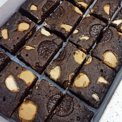 کیک براونی شکلاتی